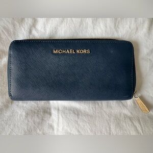 Michael Kors Wallet - Navy Blue